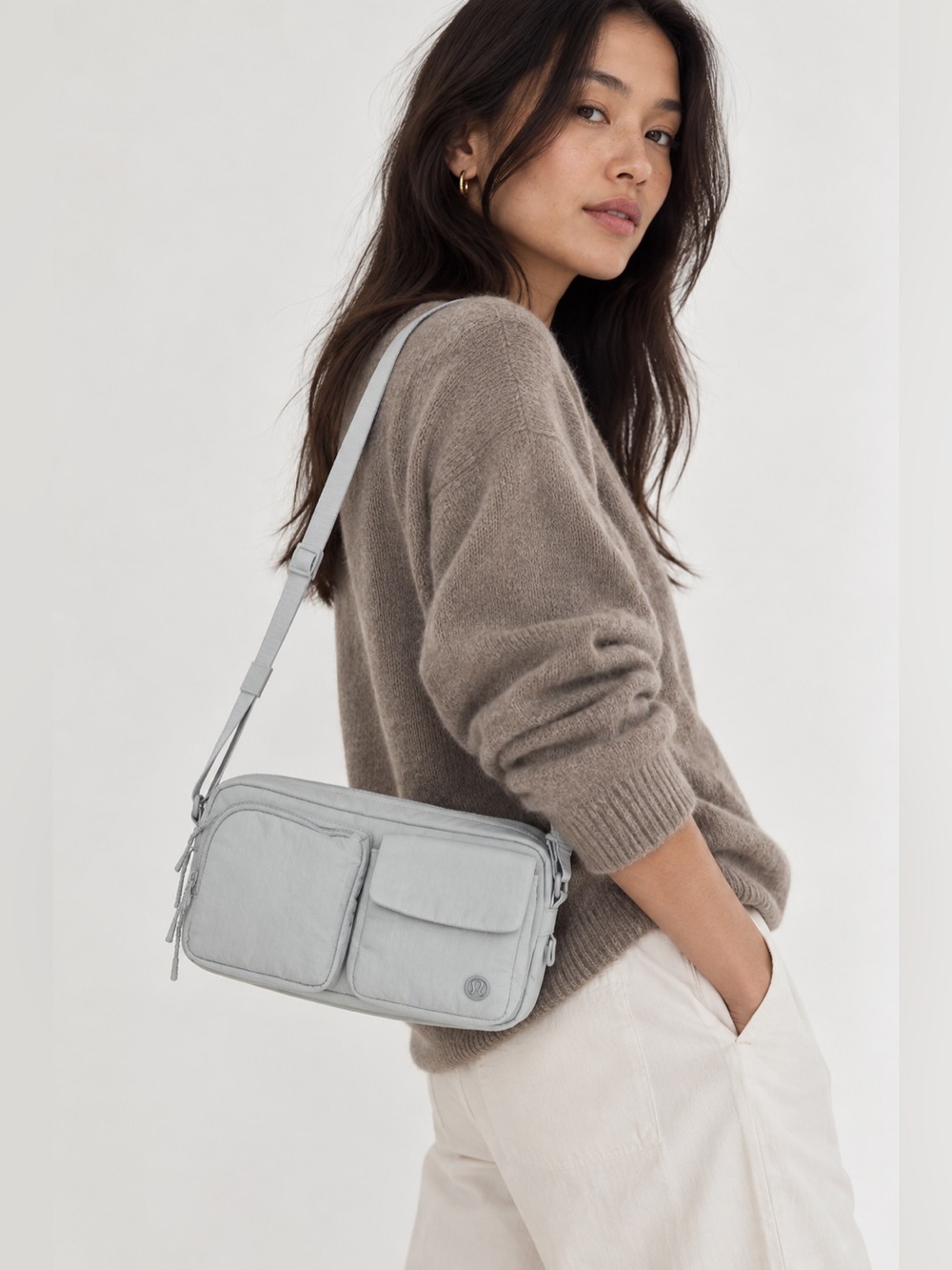 Lululemon Multi-Pocket Crossbody Bag 2.5L Jade Grey